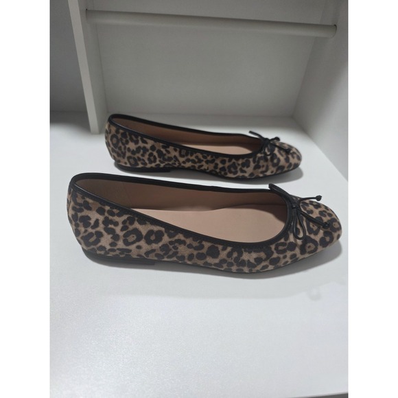 Cole Haan Leopard Print Ballet Flats Women's 8B Grand 360 Comfort Slip Ons - Picture 5 of 8